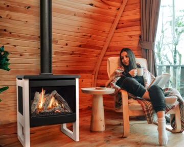 Madrona Gas Stove - fall fireplace ideas