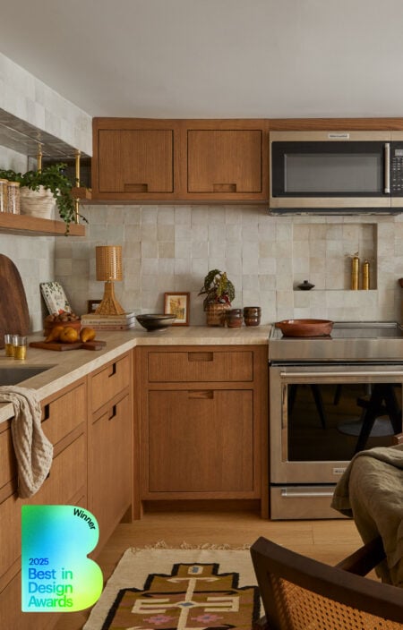 kitchen detail - wood interior