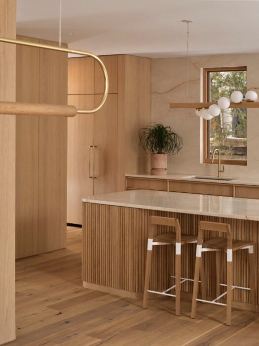 Kitchen island interiors project at Box Design Indoors