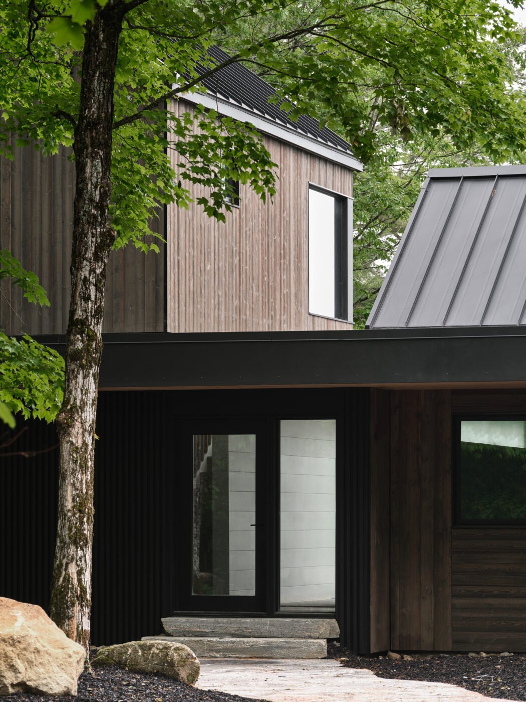 detail of cottage architecture in Ontario, Canada