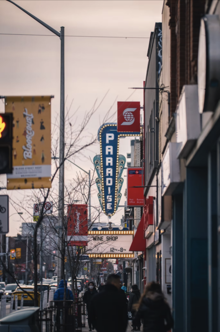 Paradise Theatre, where to watch movies in Toronto. Indie cinemas