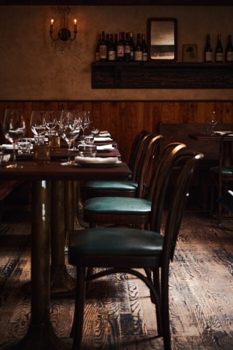 Image of dining chair and table