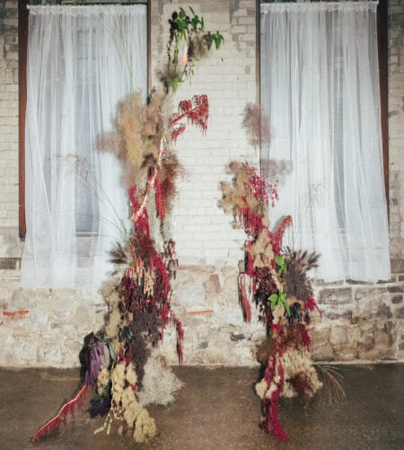 Installation for Rebecca and Pat's wedding