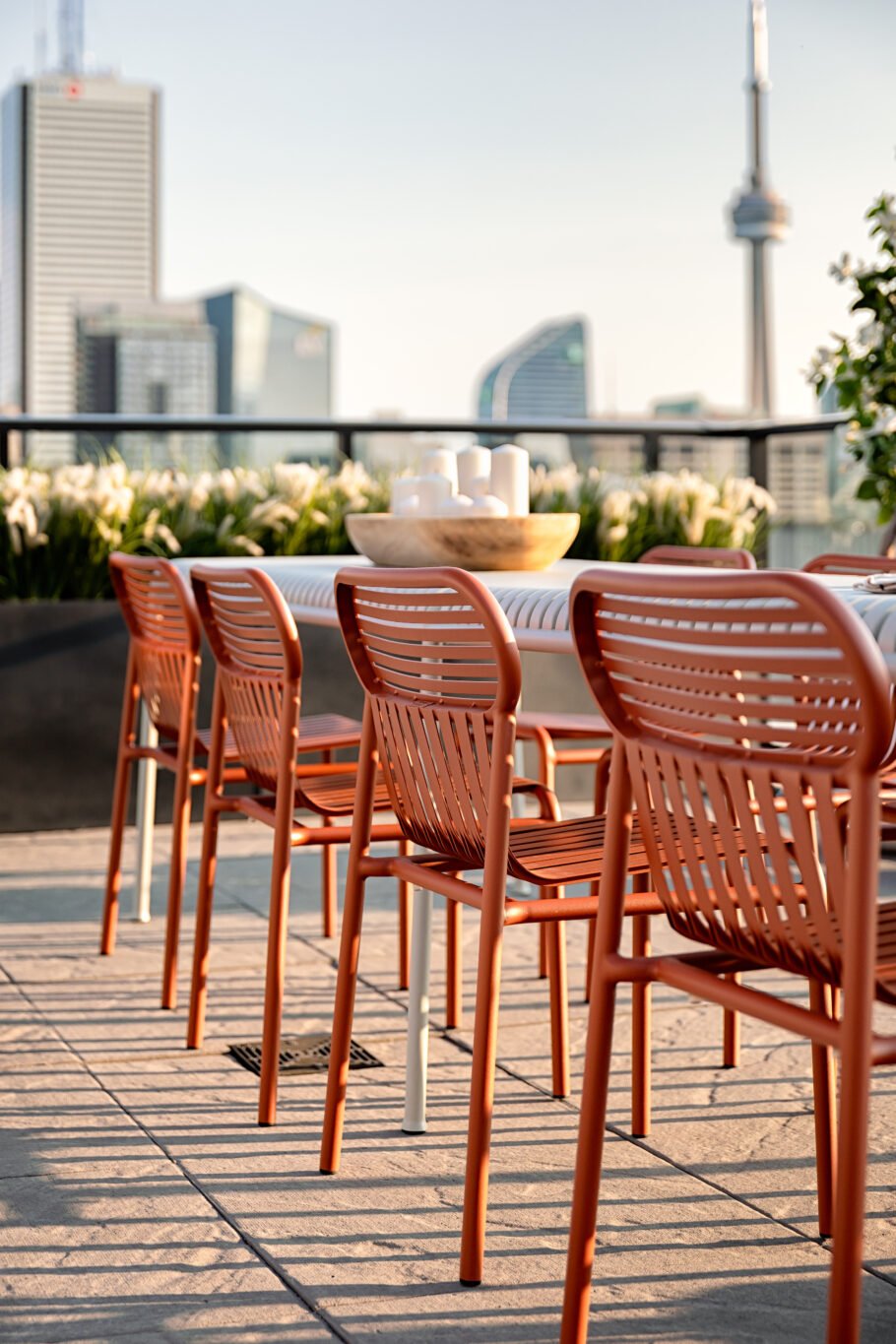 outdoor dining inspiration - rooftop terrace Toronto