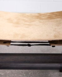 leather fabric and natural materials in Mary Ratcliffe furniture