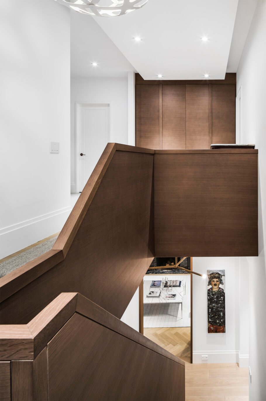 modern wood staircase design