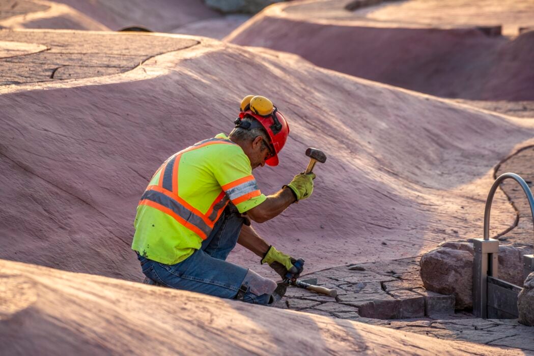 Biidaasige Park under construction